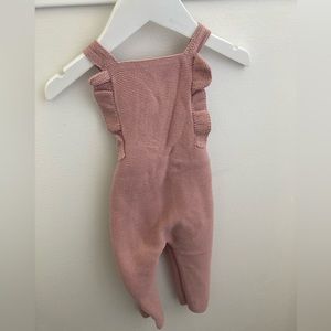Zara baby girl romper in blush pink